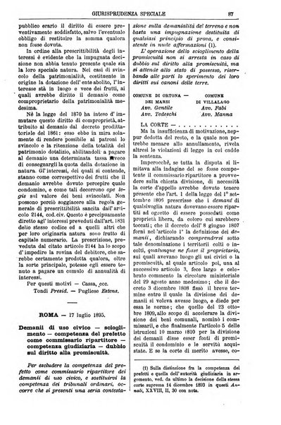 Annali della giurisprudenza italiana raccolta generale delle decisioni delle Corti di cassazione e d'appello in materia civile, criminale, commerciale, di diritto pubblico e amministrativo, e di procedura civile e penale