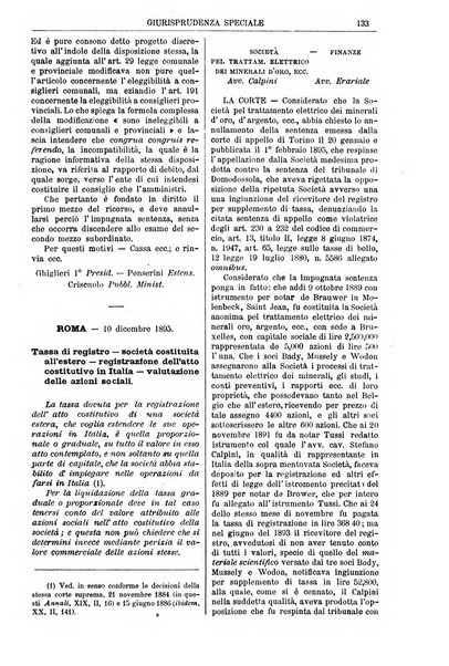 Annali della giurisprudenza italiana raccolta generale delle decisioni delle Corti di cassazione e d'appello in materia civile, criminale, commerciale, di diritto pubblico e amministrativo, e di procedura civile e penale