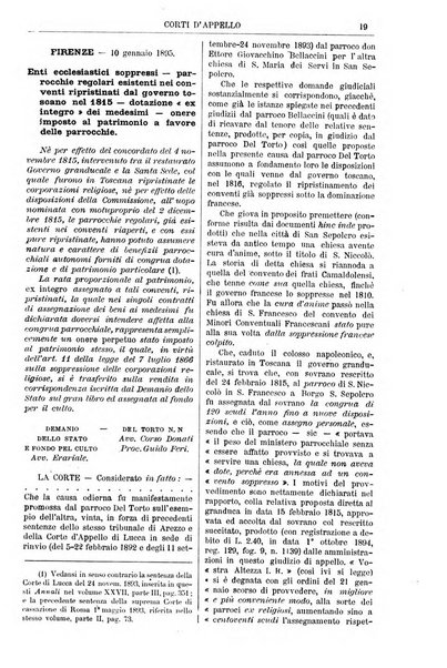 Annali della giurisprudenza italiana raccolta generale delle decisioni delle Corti di cassazione e d'appello in materia civile, criminale, commerciale, di diritto pubblico e amministrativo, e di procedura civile e penale