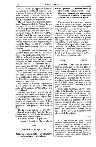 Annali della giurisprudenza italiana raccolta generale delle decisioni delle Corti di cassazione e d'appello in materia civile, criminale, commerciale, di diritto pubblico e amministrativo, e di procedura civile e penale