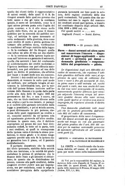 Annali della giurisprudenza italiana raccolta generale delle decisioni delle Corti di cassazione e d'appello in materia civile, criminale, commerciale, di diritto pubblico e amministrativo, e di procedura civile e penale