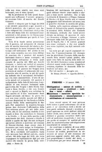 Annali della giurisprudenza italiana raccolta generale delle decisioni delle Corti di cassazione e d'appello in materia civile, criminale, commerciale, di diritto pubblico e amministrativo, e di procedura civile e penale