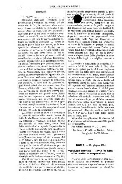 Annali della giurisprudenza italiana raccolta generale delle decisioni delle Corti di cassazione e d'appello in materia civile, criminale, commerciale, di diritto pubblico e amministrativo, e di procedura civile e penale