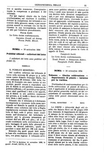 Annali della giurisprudenza italiana raccolta generale delle decisioni delle Corti di cassazione e d'appello in materia civile, criminale, commerciale, di diritto pubblico e amministrativo, e di procedura civile e penale