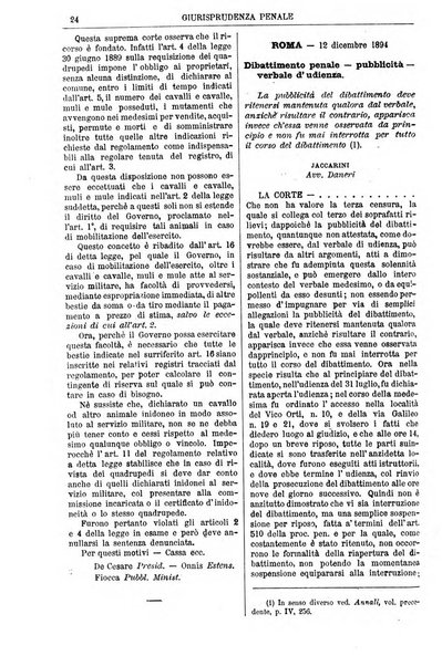 Annali della giurisprudenza italiana raccolta generale delle decisioni delle Corti di cassazione e d'appello in materia civile, criminale, commerciale, di diritto pubblico e amministrativo, e di procedura civile e penale