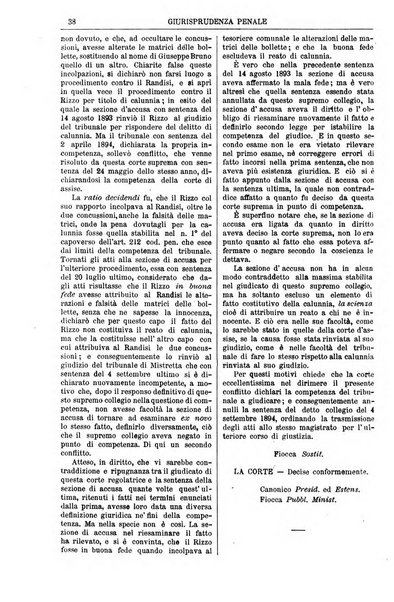 Annali della giurisprudenza italiana raccolta generale delle decisioni delle Corti di cassazione e d'appello in materia civile, criminale, commerciale, di diritto pubblico e amministrativo, e di procedura civile e penale