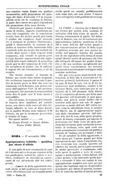 Annali della giurisprudenza italiana raccolta generale delle decisioni delle Corti di cassazione e d'appello in materia civile, criminale, commerciale, di diritto pubblico e amministrativo, e di procedura civile e penale