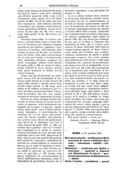 Annali della giurisprudenza italiana raccolta generale delle decisioni delle Corti di cassazione e d'appello in materia civile, criminale, commerciale, di diritto pubblico e amministrativo, e di procedura civile e penale