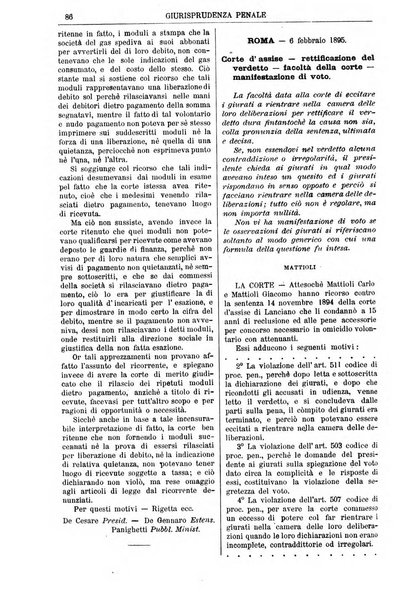 Annali della giurisprudenza italiana raccolta generale delle decisioni delle Corti di cassazione e d'appello in materia civile, criminale, commerciale, di diritto pubblico e amministrativo, e di procedura civile e penale