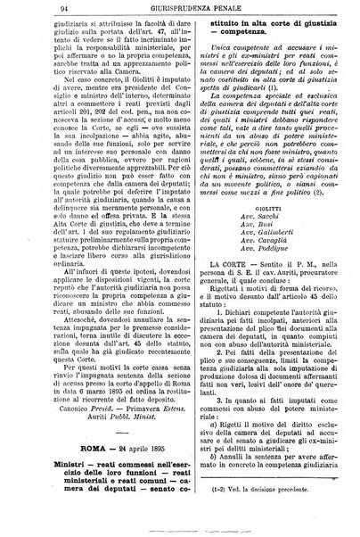 Annali della giurisprudenza italiana raccolta generale delle decisioni delle Corti di cassazione e d'appello in materia civile, criminale, commerciale, di diritto pubblico e amministrativo, e di procedura civile e penale