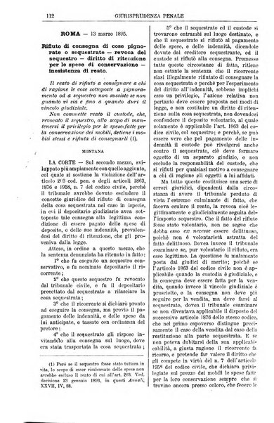 Annali della giurisprudenza italiana raccolta generale delle decisioni delle Corti di cassazione e d'appello in materia civile, criminale, commerciale, di diritto pubblico e amministrativo, e di procedura civile e penale