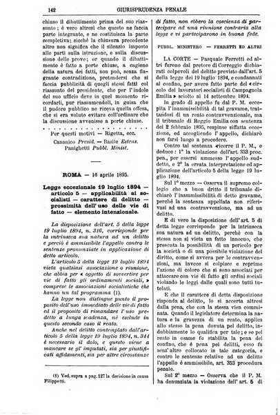 Annali della giurisprudenza italiana raccolta generale delle decisioni delle Corti di cassazione e d'appello in materia civile, criminale, commerciale, di diritto pubblico e amministrativo, e di procedura civile e penale