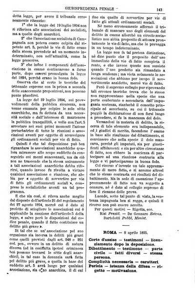 Annali della giurisprudenza italiana raccolta generale delle decisioni delle Corti di cassazione e d'appello in materia civile, criminale, commerciale, di diritto pubblico e amministrativo, e di procedura civile e penale