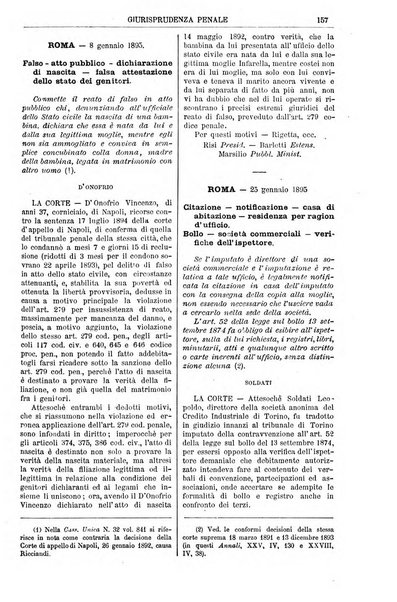 Annali della giurisprudenza italiana raccolta generale delle decisioni delle Corti di cassazione e d'appello in materia civile, criminale, commerciale, di diritto pubblico e amministrativo, e di procedura civile e penale