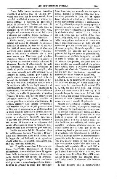 Annali della giurisprudenza italiana raccolta generale delle decisioni delle Corti di cassazione e d'appello in materia civile, criminale, commerciale, di diritto pubblico e amministrativo, e di procedura civile e penale