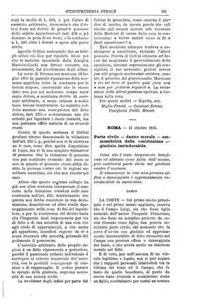 Annali della giurisprudenza italiana raccolta generale delle decisioni delle Corti di cassazione e d'appello in materia civile, criminale, commerciale, di diritto pubblico e amministrativo, e di procedura civile e penale