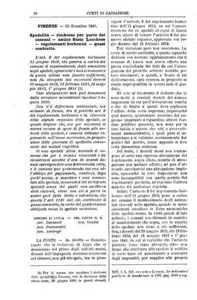 Annali della giurisprudenza italiana raccolta generale delle decisioni delle Corti di cassazione e d'appello in materia civile, criminale, commerciale, di diritto pubblico e amministrativo, e di procedura civile e penale