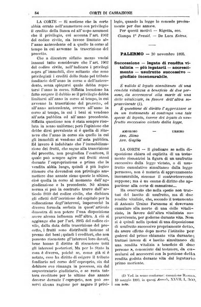 Annali della giurisprudenza italiana raccolta generale delle decisioni delle Corti di cassazione e d'appello in materia civile, criminale, commerciale, di diritto pubblico e amministrativo, e di procedura civile e penale