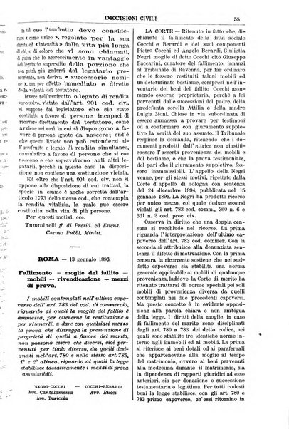 Annali della giurisprudenza italiana raccolta generale delle decisioni delle Corti di cassazione e d'appello in materia civile, criminale, commerciale, di diritto pubblico e amministrativo, e di procedura civile e penale