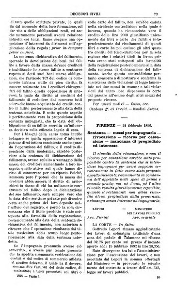 Annali della giurisprudenza italiana raccolta generale delle decisioni delle Corti di cassazione e d'appello in materia civile, criminale, commerciale, di diritto pubblico e amministrativo, e di procedura civile e penale