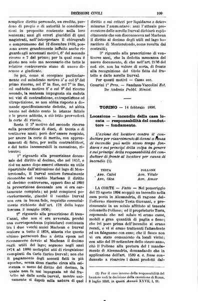 Annali della giurisprudenza italiana raccolta generale delle decisioni delle Corti di cassazione e d'appello in materia civile, criminale, commerciale, di diritto pubblico e amministrativo, e di procedura civile e penale