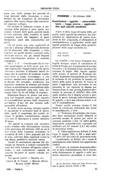 Annali della giurisprudenza italiana raccolta generale delle decisioni delle Corti di cassazione e d'appello in materia civile, criminale, commerciale, di diritto pubblico e amministrativo, e di procedura civile e penale