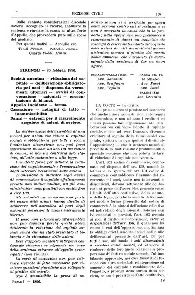 Annali della giurisprudenza italiana raccolta generale delle decisioni delle Corti di cassazione e d'appello in materia civile, criminale, commerciale, di diritto pubblico e amministrativo, e di procedura civile e penale