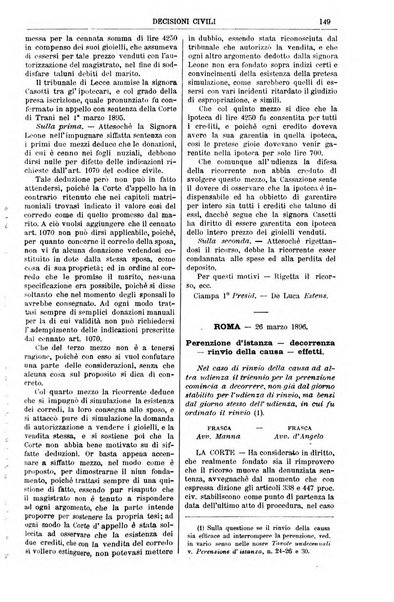 Annali della giurisprudenza italiana raccolta generale delle decisioni delle Corti di cassazione e d'appello in materia civile, criminale, commerciale, di diritto pubblico e amministrativo, e di procedura civile e penale