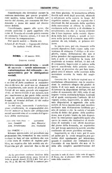 Annali della giurisprudenza italiana raccolta generale delle decisioni delle Corti di cassazione e d'appello in materia civile, criminale, commerciale, di diritto pubblico e amministrativo, e di procedura civile e penale