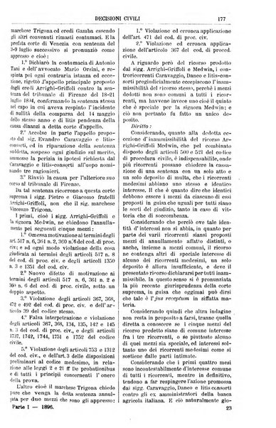 Annali della giurisprudenza italiana raccolta generale delle decisioni delle Corti di cassazione e d'appello in materia civile, criminale, commerciale, di diritto pubblico e amministrativo, e di procedura civile e penale