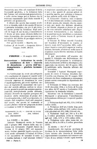 Annali della giurisprudenza italiana raccolta generale delle decisioni delle Corti di cassazione e d'appello in materia civile, criminale, commerciale, di diritto pubblico e amministrativo, e di procedura civile e penale