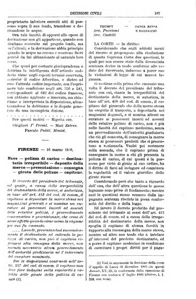 Annali della giurisprudenza italiana raccolta generale delle decisioni delle Corti di cassazione e d'appello in materia civile, criminale, commerciale, di diritto pubblico e amministrativo, e di procedura civile e penale