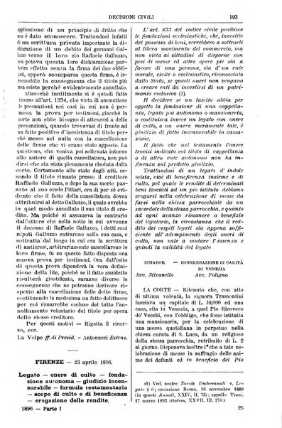 Annali della giurisprudenza italiana raccolta generale delle decisioni delle Corti di cassazione e d'appello in materia civile, criminale, commerciale, di diritto pubblico e amministrativo, e di procedura civile e penale