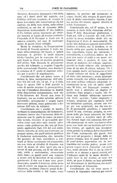 Annali della giurisprudenza italiana raccolta generale delle decisioni delle Corti di cassazione e d'appello in materia civile, criminale, commerciale, di diritto pubblico e amministrativo, e di procedura civile e penale