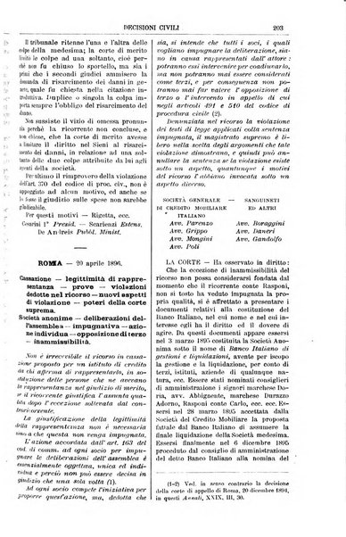 Annali della giurisprudenza italiana raccolta generale delle decisioni delle Corti di cassazione e d'appello in materia civile, criminale, commerciale, di diritto pubblico e amministrativo, e di procedura civile e penale