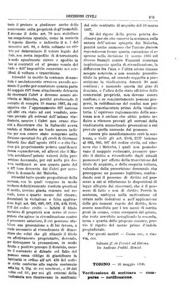 Annali della giurisprudenza italiana raccolta generale delle decisioni delle Corti di cassazione e d'appello in materia civile, criminale, commerciale, di diritto pubblico e amministrativo, e di procedura civile e penale