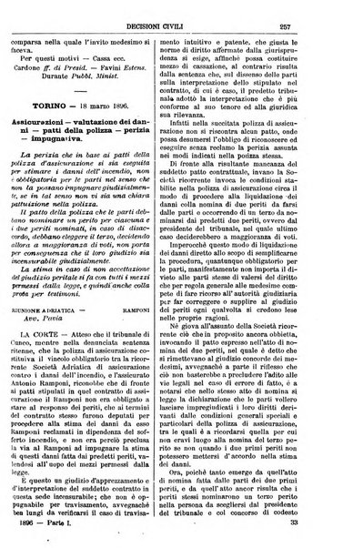 Annali della giurisprudenza italiana raccolta generale delle decisioni delle Corti di cassazione e d'appello in materia civile, criminale, commerciale, di diritto pubblico e amministrativo, e di procedura civile e penale