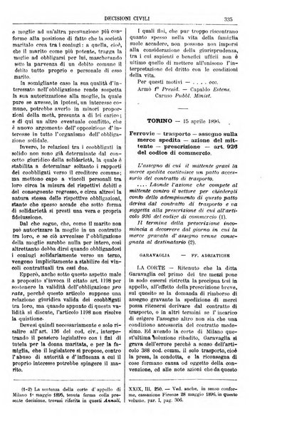 Annali della giurisprudenza italiana raccolta generale delle decisioni delle Corti di cassazione e d'appello in materia civile, criminale, commerciale, di diritto pubblico e amministrativo, e di procedura civile e penale