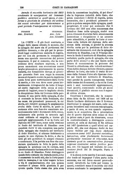 Annali della giurisprudenza italiana raccolta generale delle decisioni delle Corti di cassazione e d'appello in materia civile, criminale, commerciale, di diritto pubblico e amministrativo, e di procedura civile e penale