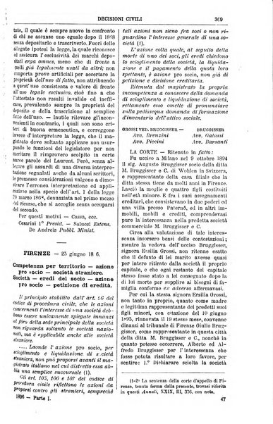 Annali della giurisprudenza italiana raccolta generale delle decisioni delle Corti di cassazione e d'appello in materia civile, criminale, commerciale, di diritto pubblico e amministrativo, e di procedura civile e penale