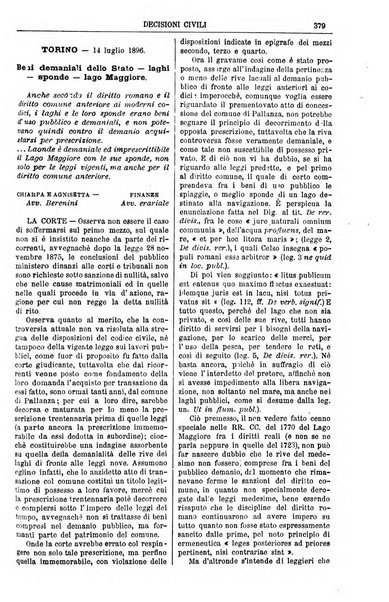 Annali della giurisprudenza italiana raccolta generale delle decisioni delle Corti di cassazione e d'appello in materia civile, criminale, commerciale, di diritto pubblico e amministrativo, e di procedura civile e penale