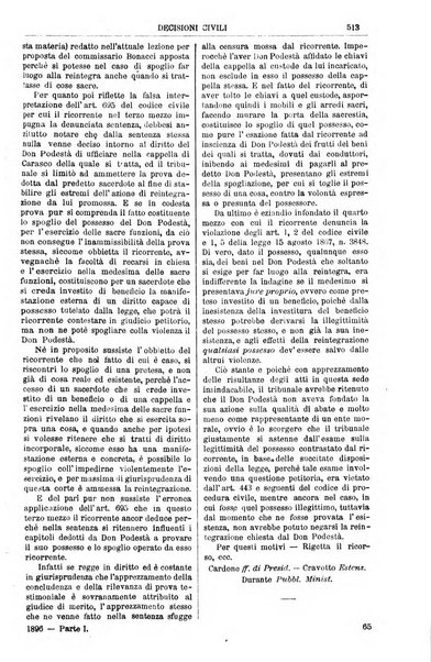 Annali della giurisprudenza italiana raccolta generale delle decisioni delle Corti di cassazione e d'appello in materia civile, criminale, commerciale, di diritto pubblico e amministrativo, e di procedura civile e penale