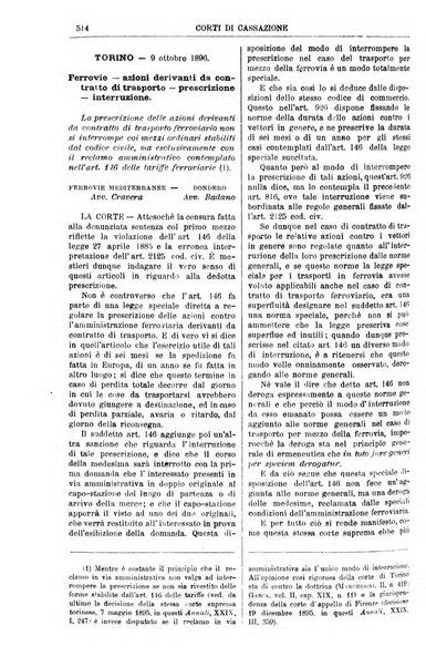 Annali della giurisprudenza italiana raccolta generale delle decisioni delle Corti di cassazione e d'appello in materia civile, criminale, commerciale, di diritto pubblico e amministrativo, e di procedura civile e penale