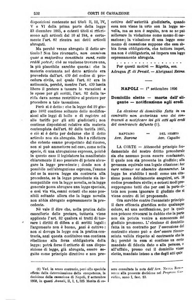 Annali della giurisprudenza italiana raccolta generale delle decisioni delle Corti di cassazione e d'appello in materia civile, criminale, commerciale, di diritto pubblico e amministrativo, e di procedura civile e penale