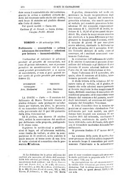 Annali della giurisprudenza italiana raccolta generale delle decisioni delle Corti di cassazione e d'appello in materia civile, criminale, commerciale, di diritto pubblico e amministrativo, e di procedura civile e penale