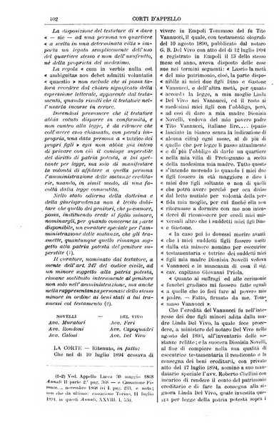 Annali della giurisprudenza italiana raccolta generale delle decisioni delle Corti di cassazione e d'appello in materia civile, criminale, commerciale, di diritto pubblico e amministrativo, e di procedura civile e penale