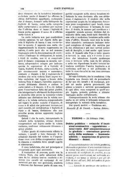 Annali della giurisprudenza italiana raccolta generale delle decisioni delle Corti di cassazione e d'appello in materia civile, criminale, commerciale, di diritto pubblico e amministrativo, e di procedura civile e penale