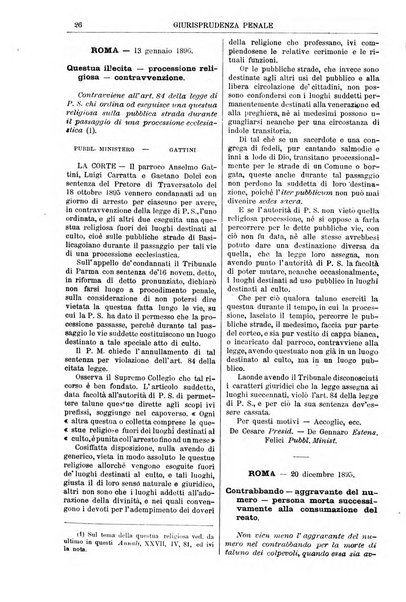 Annali della giurisprudenza italiana raccolta generale delle decisioni delle Corti di cassazione e d'appello in materia civile, criminale, commerciale, di diritto pubblico e amministrativo, e di procedura civile e penale