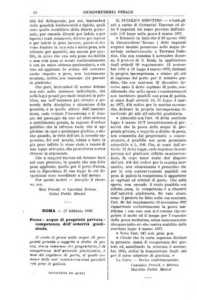 Annali della giurisprudenza italiana raccolta generale delle decisioni delle Corti di cassazione e d'appello in materia civile, criminale, commerciale, di diritto pubblico e amministrativo, e di procedura civile e penale