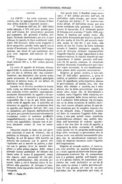 Annali della giurisprudenza italiana raccolta generale delle decisioni delle Corti di cassazione e d'appello in materia civile, criminale, commerciale, di diritto pubblico e amministrativo, e di procedura civile e penale